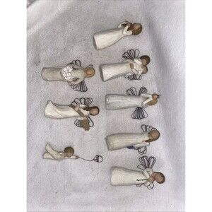 Willow Tree Angel Figurines Susan Lordi Demdaco Retired Vintage 2000s Lot Of 8